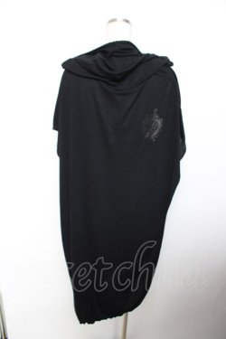 画像2: ALGONQUINS / プリント半袖ロングBIGカットソー F 黒 Y-25-11-26-128-AL-TO-SZ-ZY