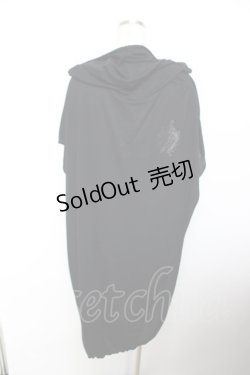 画像2: ALGONQUINS / プリント半袖ロングBIGカットソー F 黒 Y-25-11-26-128-AL-TO-SZ-ZY