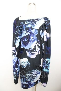 画像2: CIVARIZE / Zest フラワー総柄ドレープカットソー 44 ブラック Y-25-11-26-133-GO-TO-SZ-ZY