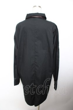 画像2: Deorart / ネクタイ付き燕尾ロングシャツ L 黒 Y-25-11-26-135-PU-BL-SZ-ZY