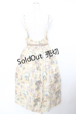 画像2: Perla nell' ostrica / ヴィンテージキャットキャミワンピース  イエロー Y-25-11-26-140-EL-OP-SZ-ZI