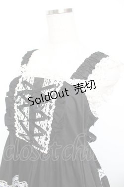 画像3: MAM MAXICIMAM / リリックローズラシーヌジャンパースカート  黒 Y-25-11-26-141-LO-OP-SZ-ZY