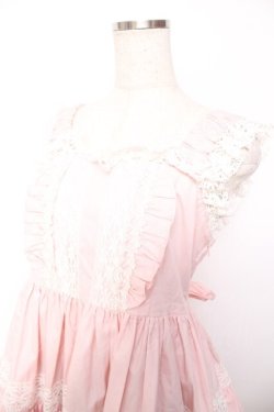 画像3: MAM MAXICIMAM / リリックローズラシーヌジャンパースカート  ピンク Y-25-11-26-142-LO-OP-SZ-ZY