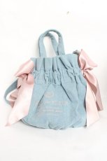 画像1: Maison de FLEUR / デニムギャザー2Wayトートバッグ  デニム Y-25-11-26-017-LO-BG-SZ-ZTK040 (1)