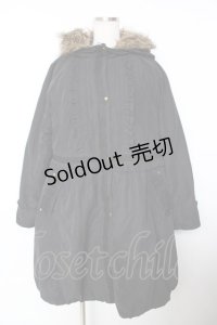 axes femme / ボアライナー付きモッズコート  黒 Y-25-11-26-147-AX-CO-SZ-ZY