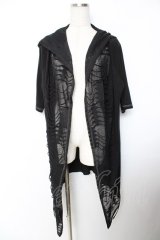 Deorart / ダメージロングカーデ  黒 Y-25-11-26-148-PU-TO-SZ-ZY