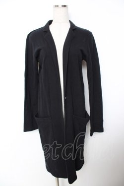 画像1: BPN FOR MEN / ロングスウェットジャケット  黒 Y-25-11-26-149-GO-JA-SZ-ZY