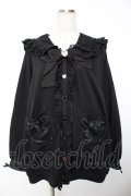 DearMyLove / ハートレースリボンセーラー裏毛チュニックブルゾン  黒 Y-25-11-26-151-EL-TO-SZ-ZY