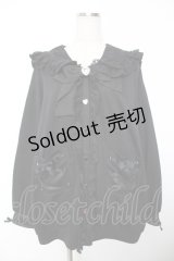 DearMyLove / ハートレースリボンセーラー裏毛チュニックブルゾン  黒 Y-25-11-26-151-EL-TO-SZ-ZY