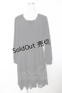 axes femme / カシュクールワンピース  黒 Y-25-11-26-155-AX-OP-SZ-ZY