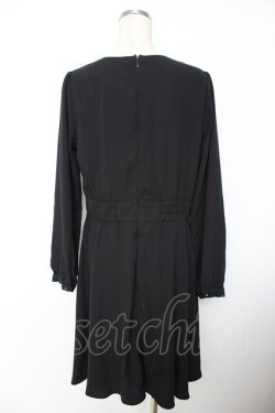 画像2: axes femme / カシュクールワンピース  黒 Y-25-11-26-155-AX-OP-SZ-ZY