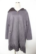 axes femme / フード付コーディガン  ラベンダー Y-25-11-26-157-AX-TO-SZ-ZY