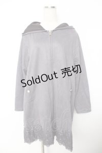 axes femme / フード付コーディガン  ラベンダー Y-25-11-26-157-AX-TO-SZ-ZY