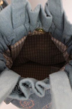 画像4: Maison de FLEUR / デニムギャザー2Wayトートバッグ  デニム Y-25-11-26-017-LO-BG-SZ-ZY