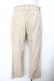 画像2: axes femme / 綿麻クロップドパンツ L ベージュ Y-25-11-26-159-AX-PA-SZ-ZY (2)