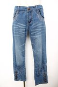 axes femme / 刺繍入りストレッチデニムパンツ L ウォッシュ Y-25-11-26-160-AX-PA-SZ-ZY