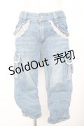 axes femme / カーゴ風デニムパンツ L ウォッシュ Y-25-11-26-161-AX-PA-SZ-ZY