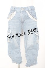 axes femme / カーゴ風デニムパンツ L ウォッシュ Y-25-11-26-161-AX-PA-SZ-ZY
