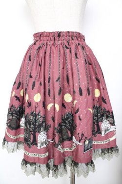 画像2: metamorphose /  Dark night guardianミニスカート  ボルドー Y-25-11-26-164-ME-SK-SZ-ZY