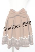 Ank Rouge / ホイップチョコレートスカート M ブラウン Y-25-11-26-165-CA-SK-SZ-ZY