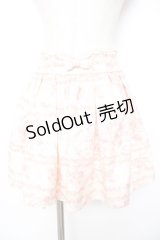 LIZ LISA / スイートフラワー柄スカート 0 オフ×ピンク Y-25-11-26-168-LO-SK-SZ-ZY