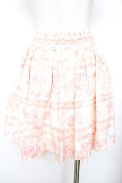 画像2: LIZ LISA / スイートフラワー柄スカート 0 オフ×ピンク Y-25-11-26-168-LO-SK-SZ-ZY