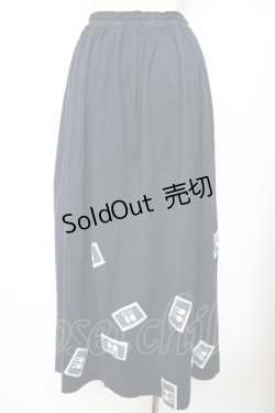 画像2: PINK HOUSE / ワッペンスカート  紺 Y-25-11-26-169-LO-SK-SZ-ZY