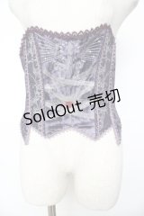 花与珍珠匣 / the sword of maria corset  パープル Y-25-11-26-172-LO-ZA-SZ-ZY