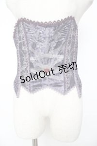 花与珍珠匣 / the sword of maria corset  パープル Y-25-11-26-172-LO-ZA-SZ-ZY