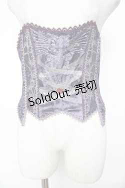 画像1: 花与珍珠匣 / the sword of maria corset  パープル Y-25-11-26-172-LO-ZA-SZ-ZY