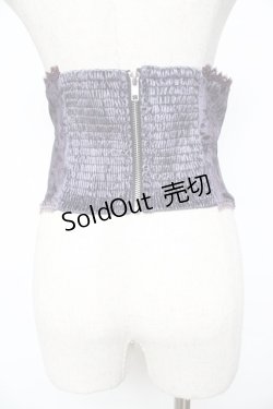 画像2: 花与珍珠匣 / the sword of maria corset  パープル Y-25-11-26-172-LO-ZA-SZ-ZY