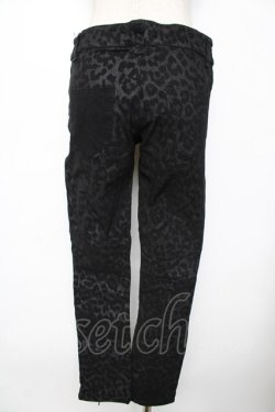 画像2: SEX POT ReVeNGe / ヒョウ柄レースアップパンツ M 黒 Y-25-11-26-173-SP-PA-SZ-ZY