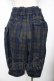 画像2: Deorart / チェック柄皇子ハーフパンツ M グレー×青 Y-25-11-26-174-PU-PA-SZ-ZY (2)