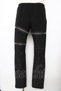 SEX POT ReVeNGe / ZIPギミックストレッチパンツ M 黒 Y-25-11-26-175-SP-PA-SZ-ZY