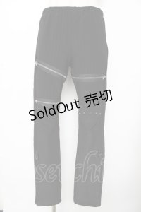 SEX POT ReVeNGe / ZIPギミックストレッチパンツ M 黒 Y-25-11-26-175-SP-PA-SZ-ZY