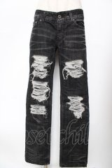 SEX POT ReVeNGe / ダメージパンツ M 黒 Y-25-11-26-178-SP-PA-SZ-ZY