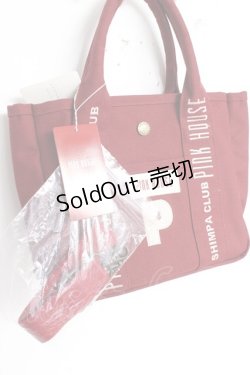 画像4: PINK HOUSE / ロゴ刺 2wayバック  赤 Y-25-11-26-018-LO-BG-SZ-ZY