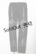 SEX POT ReVeNGe / SEXCOLOR STITCH SKINNY PANTS M 黒 Y-25-11-26-182-SP-PA-SZ-ZY