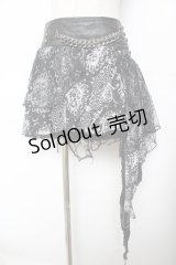 SEX POT ReVeNGe / レイヤードアシメシフォンスカート M 黒 Y-25-11-26-183-SP-SK-SZ-ZY