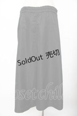 画像2: ALGONQUINS / 裾ZIPワイドパンツ F 黒 Y-25-11-26-186-AL-PA-SZ-ZY