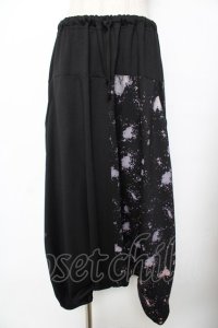 ALGONQUINS / しぶきツートンサルエルパンツ F 黒 Y-25-11-26-192-AL-PA-SZ-ZI