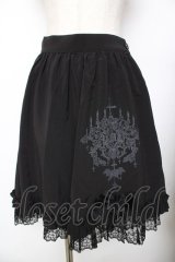 Moi-meme-Moitie / シャンデリアプリントスカート 2 ブラック Y-25-11-26-197-MO-SK-SZ-ZY