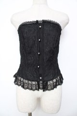 Moi-meme-Moitie / オーバーチュールコルセット 2 ブラック Y-25-11-26-199-MO-TO-SZ-ZY