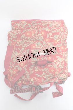 画像5: PINK HOUSE / 花柄リュック  赤 Y-25-11-26-019-LO-BG-SZ-ZY