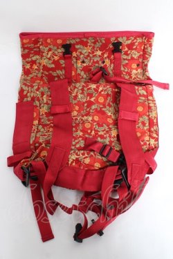 画像6: PINK HOUSE / 花柄リュック  赤 Y-25-11-26-019-LO-BG-SZ-ZY