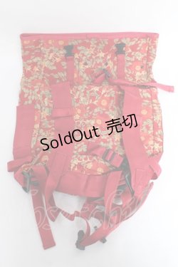 画像6: PINK HOUSE / 花柄リュック  赤 Y-25-11-26-019-LO-BG-SZ-ZY