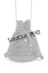 ATELIER BOZ / 巾着バック  黒 Y-25-11-26-020-EL-BG-SZ-ZY