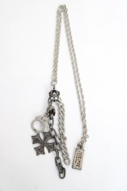 画像3: SEX POT ReVeNGe / 手錠×クロスネックレス  シルバー Y-25-11-26-003-SP-AC-SZ-ZY