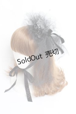 画像1: Moi-meme-Moitie / メタルエンブレムヘッドドレス  ブラック Y-25-11-26-025-MO-AC-SZ-ZY