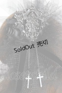 画像6: Moi-meme-Moitie / メタルエンブレムヘッドドレス  ブラック Y-25-11-26-025-MO-AC-SZ-ZY